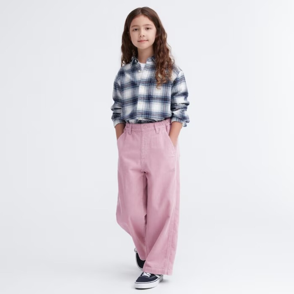 

Брюки для девочки Uniqlo Corduroy, розовый