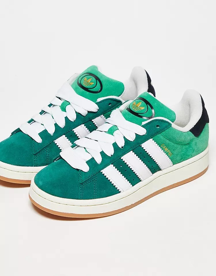 

Зеленые кроссовки adidas Originals Campus 00, зеленый