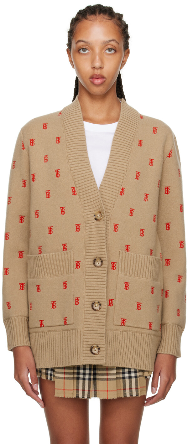 

Бежевый Кардиган Палена Burberry