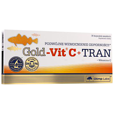 Gold Vit C+Tran капсулы, 30 капсул/1 упаковка