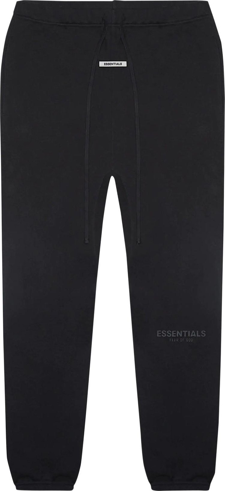 Спортивные брюки Fear of God Essentials Sweatpants 'Black', черный спортивные брюки burberry shark appliqué sweatpants black черный