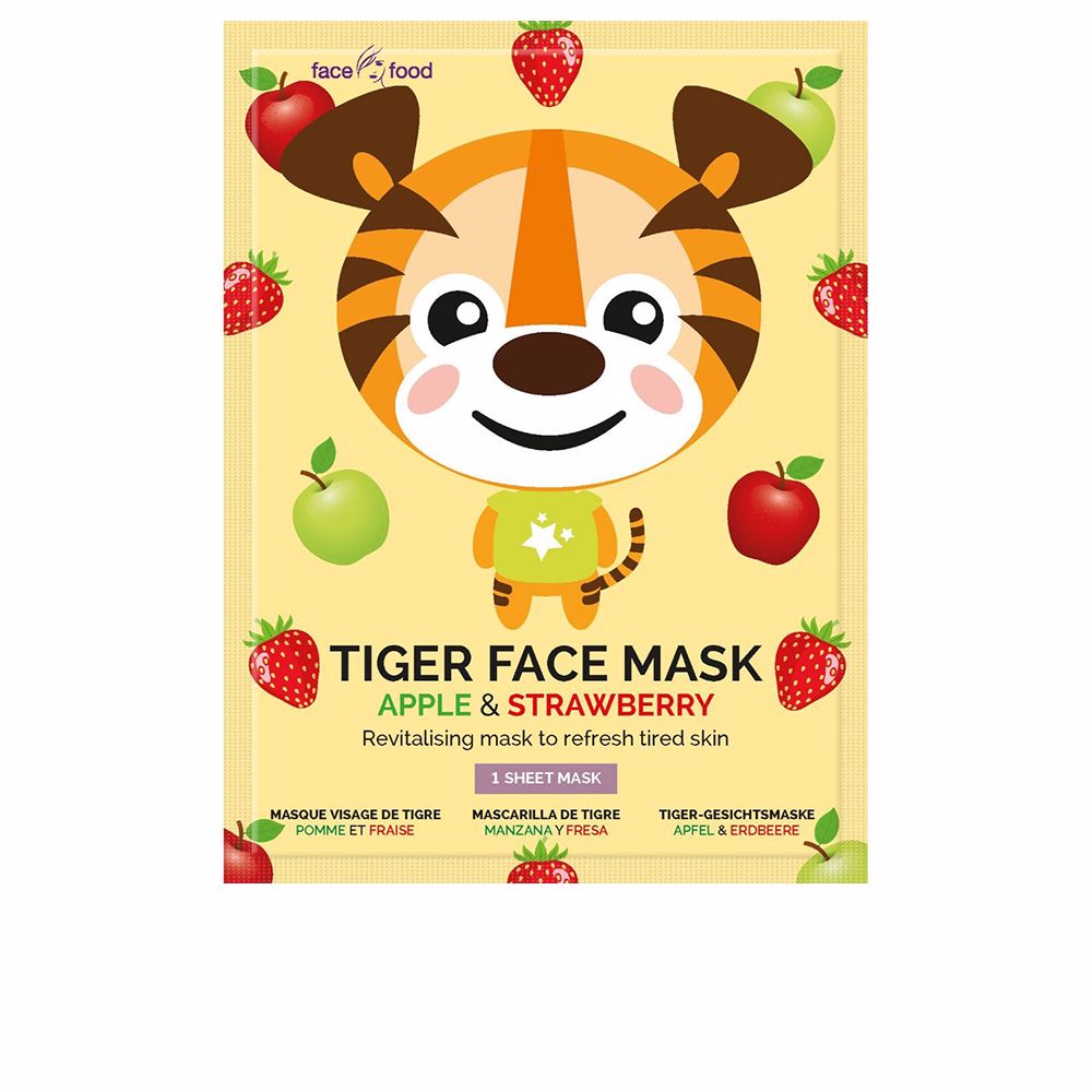 Маска для лица Animal tiger face mask 7th heaven, 1 шт паста ovie сульсеновая 2% 75 мл