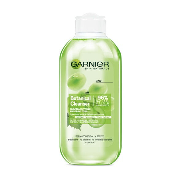 

Garnier Освежающий тоник Botanical Cleanser для нормальной и комбинированной кожи Экстракт винограда 200мл