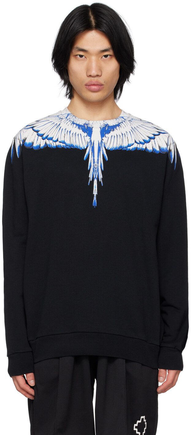 

Черная толстовка Icon Wings Marcelo Burlon County of Milan, Черный