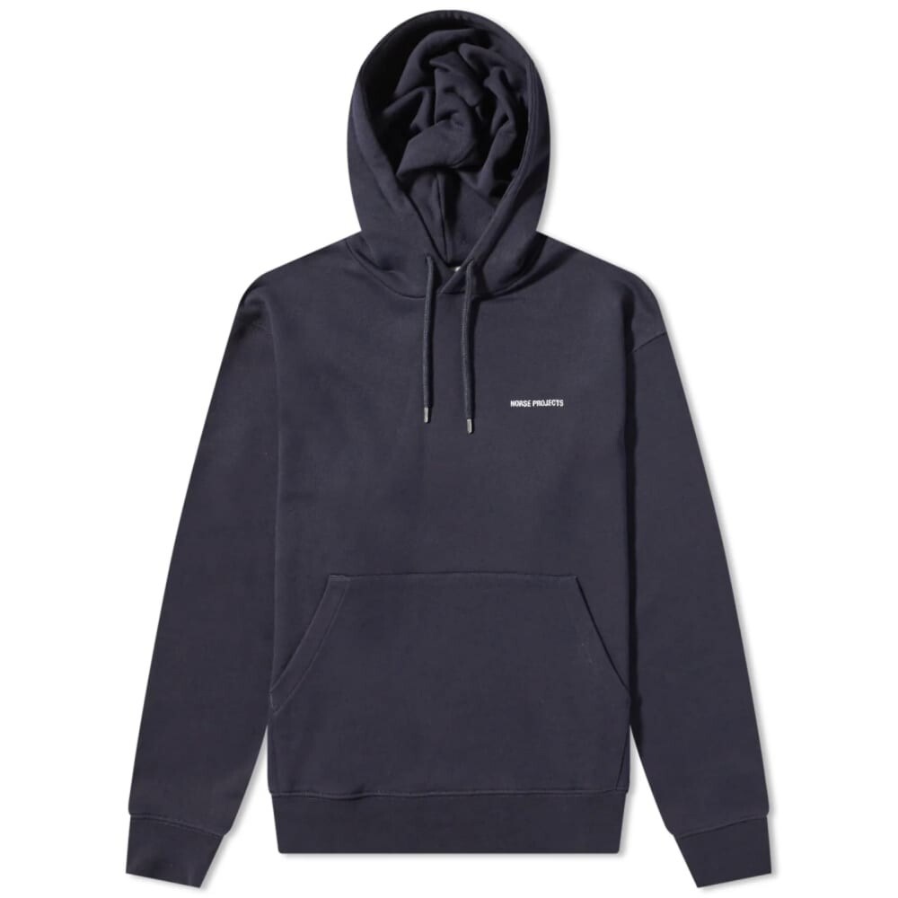 

Толстовка Norse Projects Arne Logo Popover Hoody, Серый