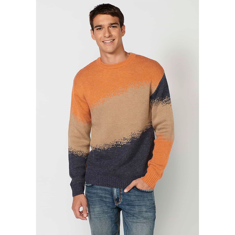 Свитер Koroshi 2321TR54 Round Neck, разноцветный свитер koroshi 2322tr24 round neck разноцветный