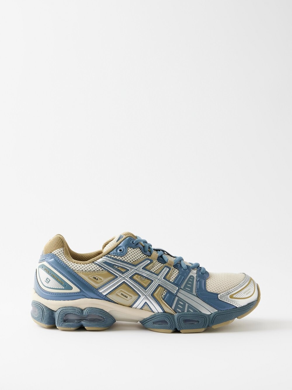 

Кроссовки gel-nimbus 9 из сетки и искусственной кожи Asics, бежевый