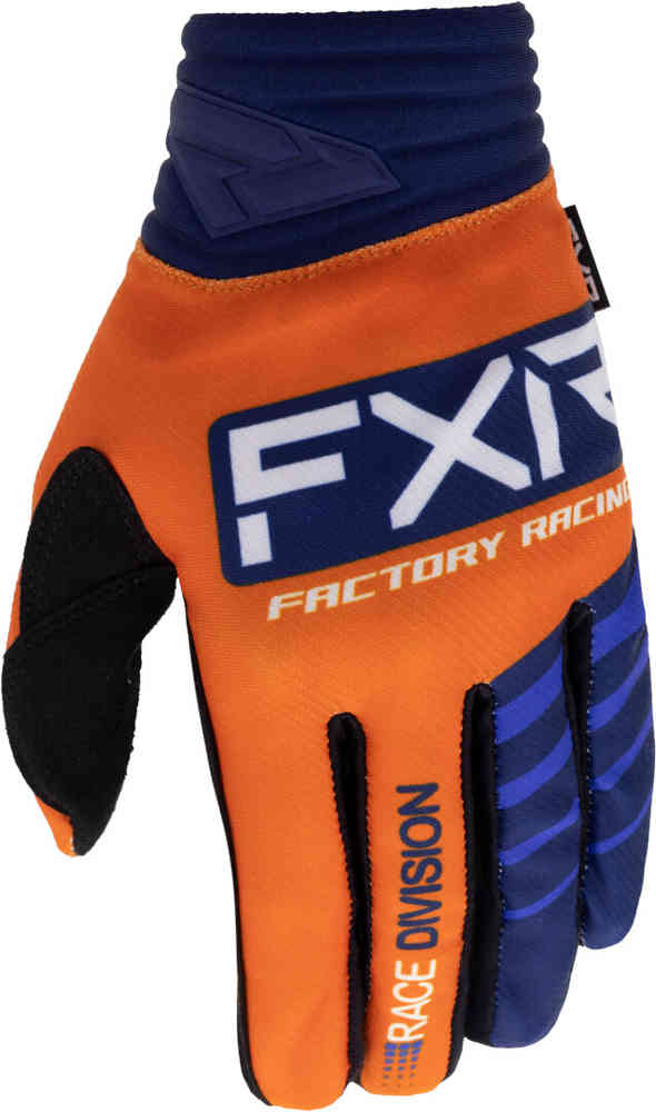 Перчатки для мотокросса Prime 2023 FXR, оранжевый/синий