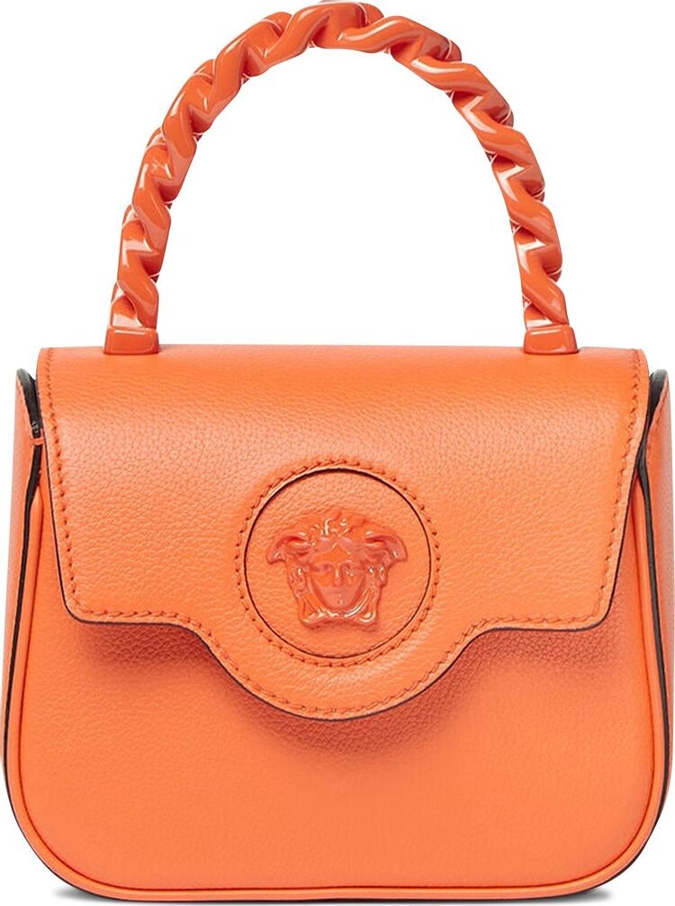 

Сумка Versace Mini Top Handle Orange/Versace Gold, оранжевый