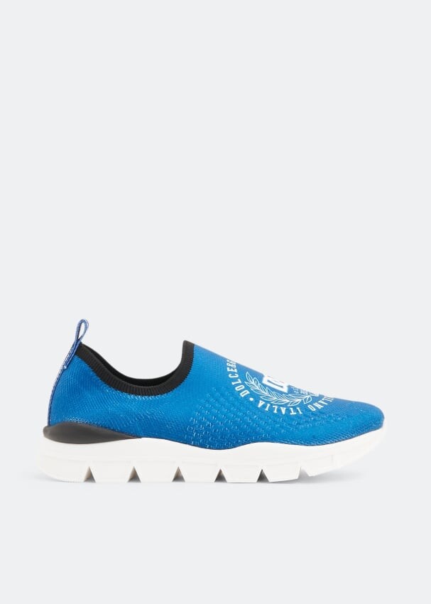 

Кроссовки DOLCE&GABBANA DG Laurel Sorrento slip-on sneakers, синий