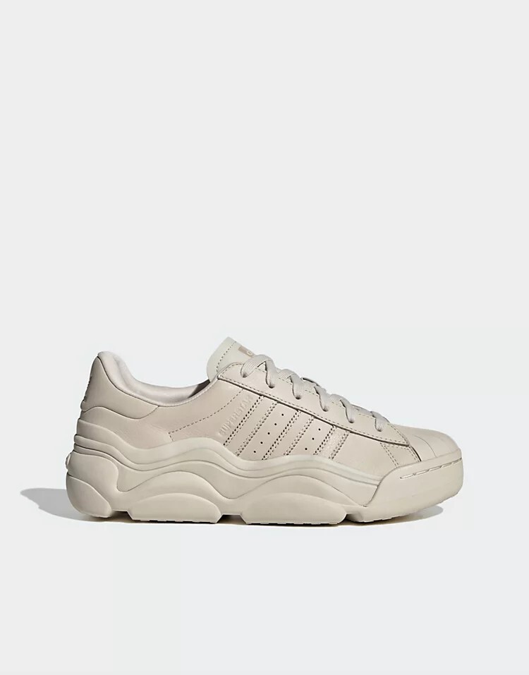 

Бежевые кроссовки adidas Originals Superstar Millencon, бежевый