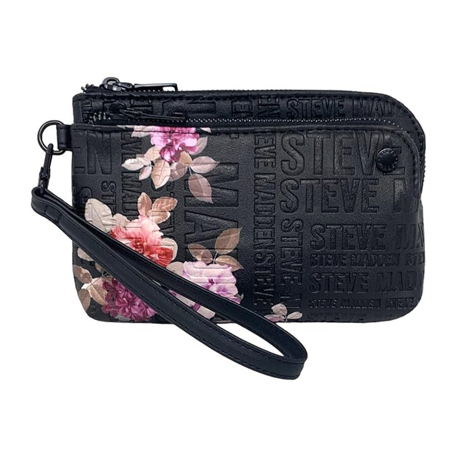 

Клатч Steve Madden Trell Floral Embossed, черный/черный