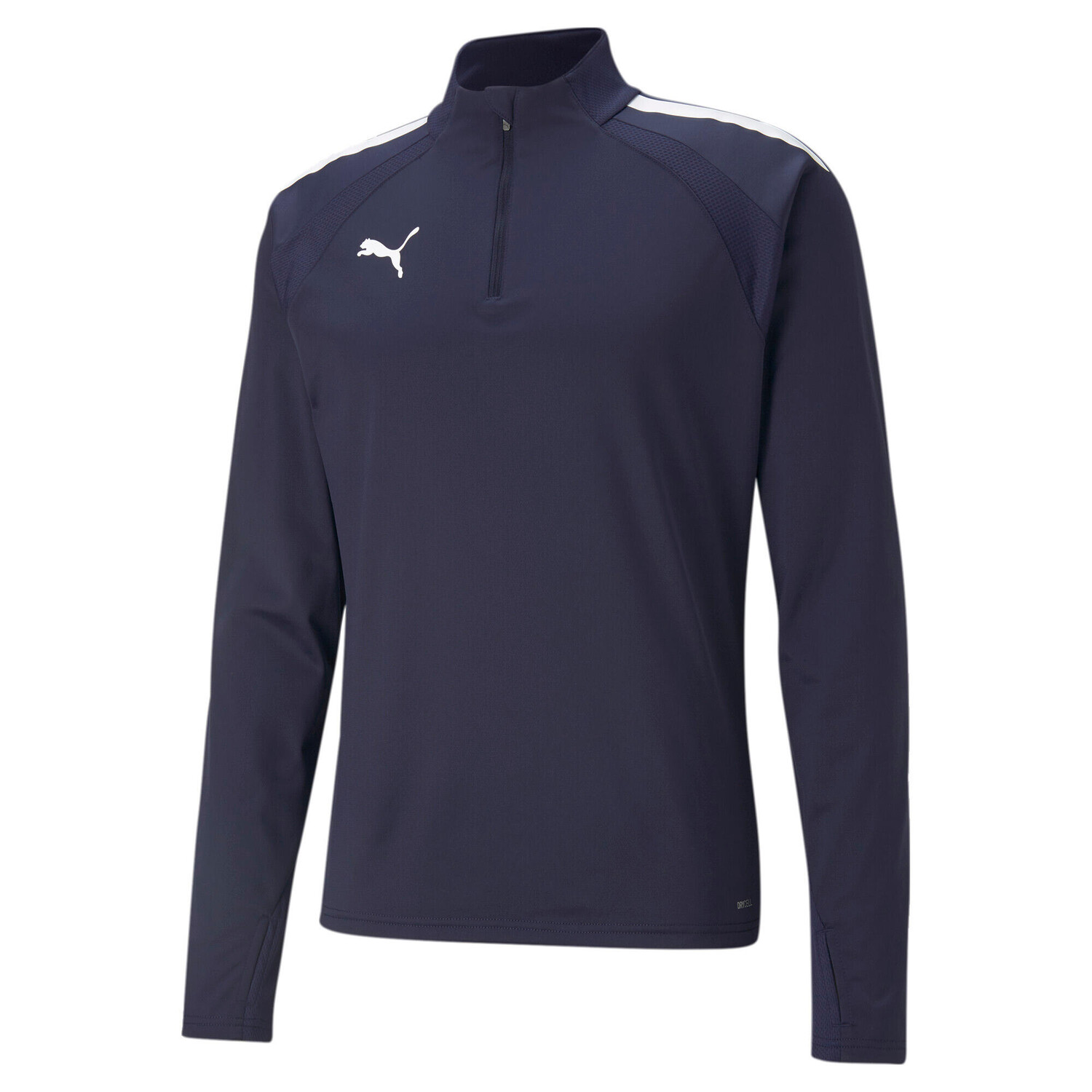

Толстовки teamLIGA 1/4 Zip Top PUMA, синий/темно-синий/белый