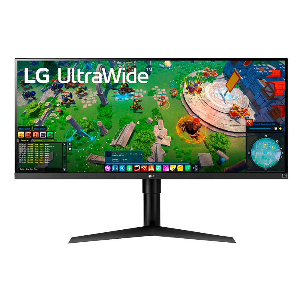

Монитор LG UltraWide 34WP65G-B.AUS, 34", FHD 2560 x 1080, IPS, 75 Гц, чёрный