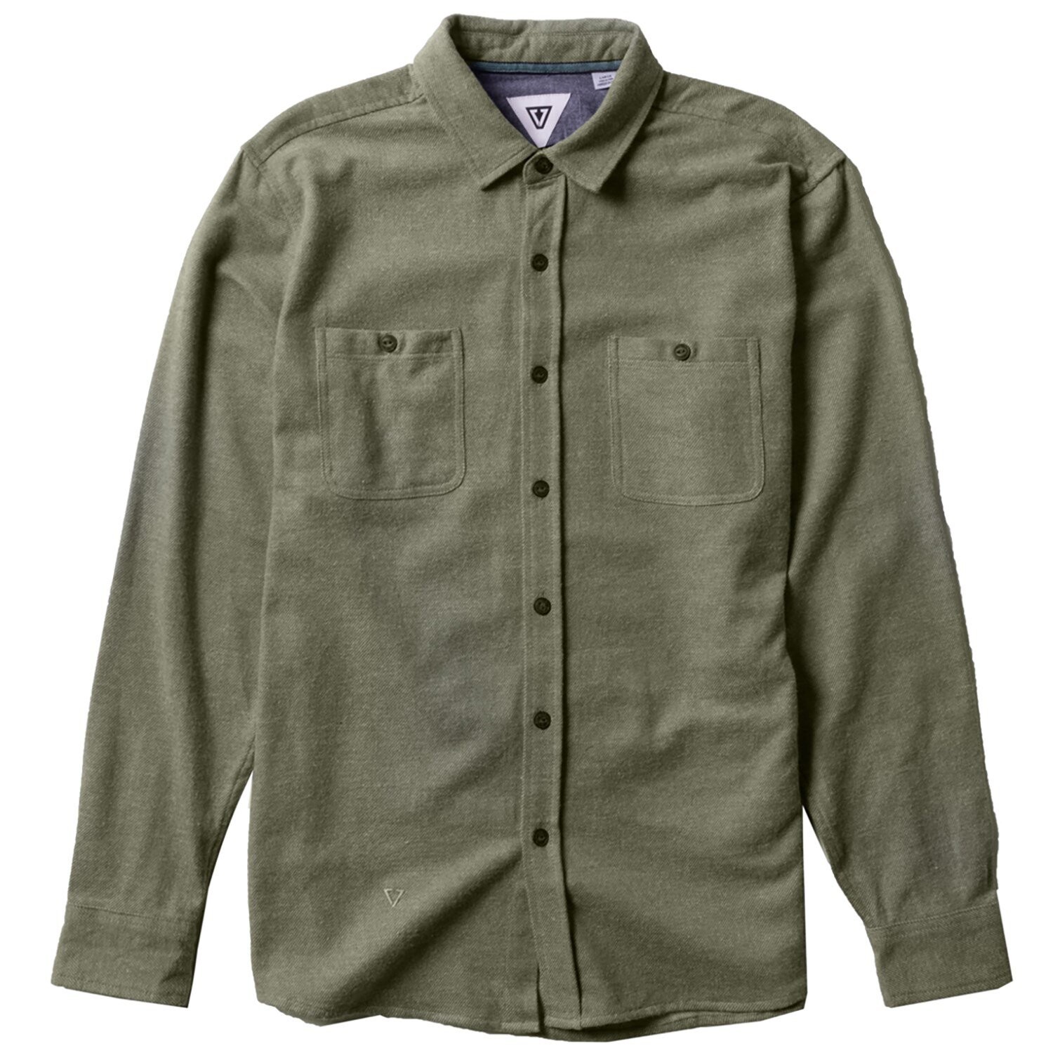 

Vissla Shaver фланель с длинными рукавами, армейский