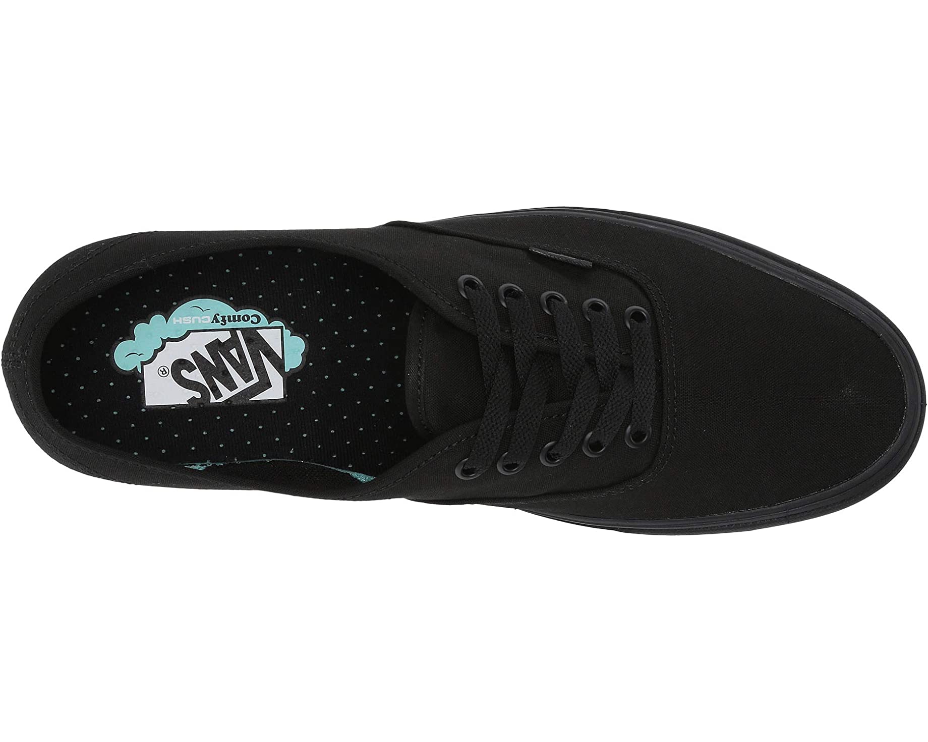 Кроссовки ComfyCush Authentic Vans, черный обувь для скейтбординга vans authentic черный