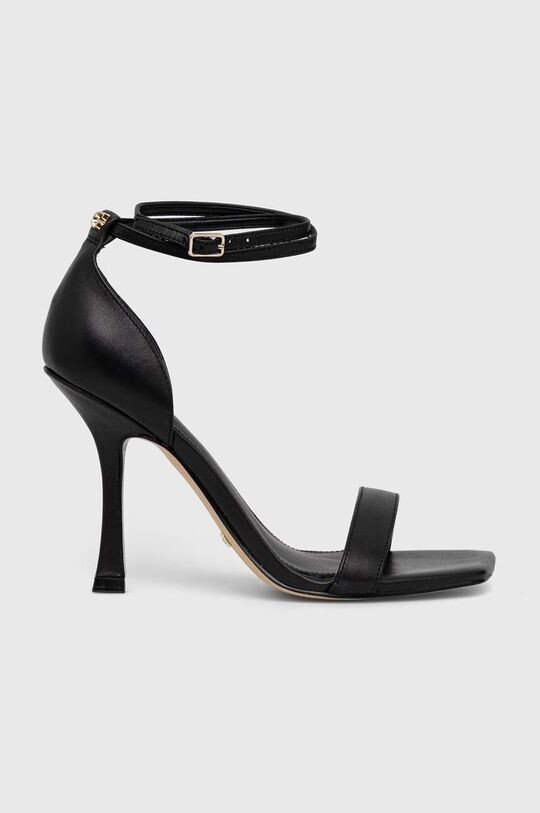 

Кожаные босоножки HYLAN2 Guess, черный