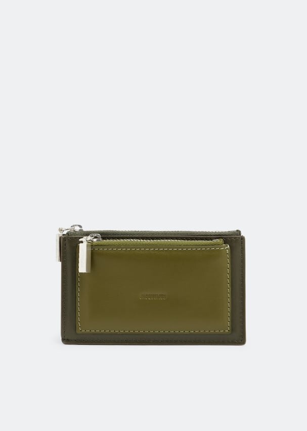 

Кошелек JACQUEMUS Le carre rectangle wallet, зеленый