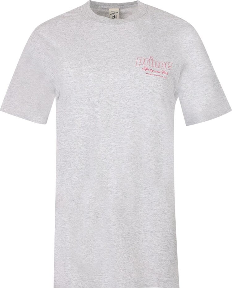 

Футболка Sporty & Rich Prince Health T-Shirt 'Heather Grey', серый