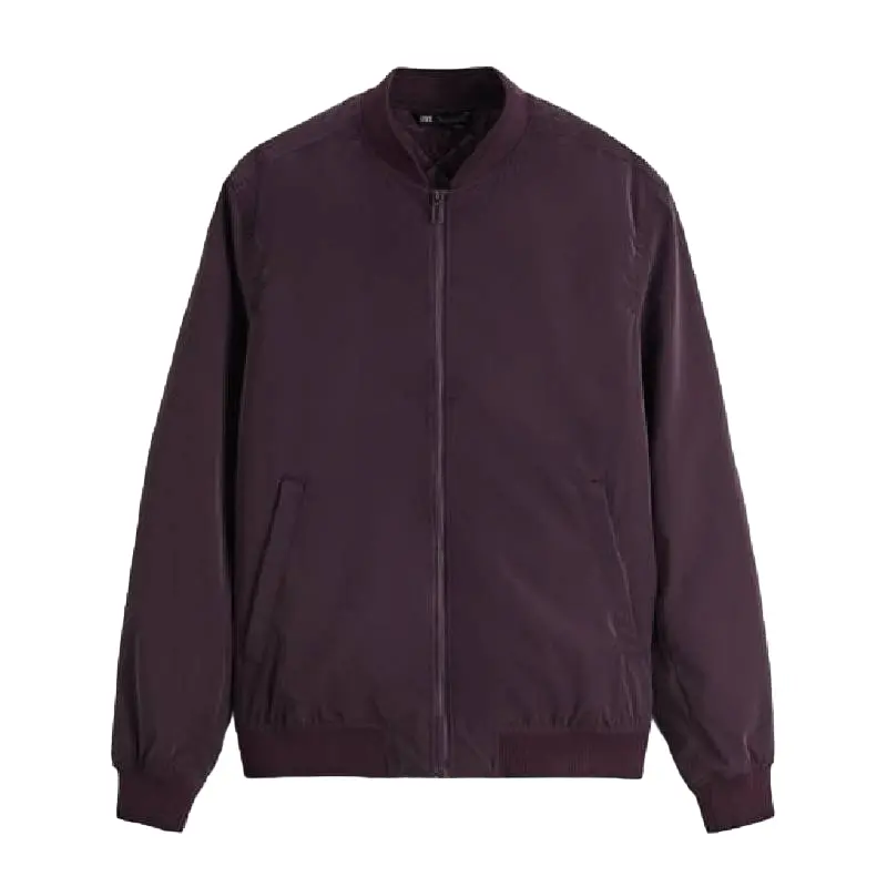 

Куртка Zara Quilted Bomber, бордовый