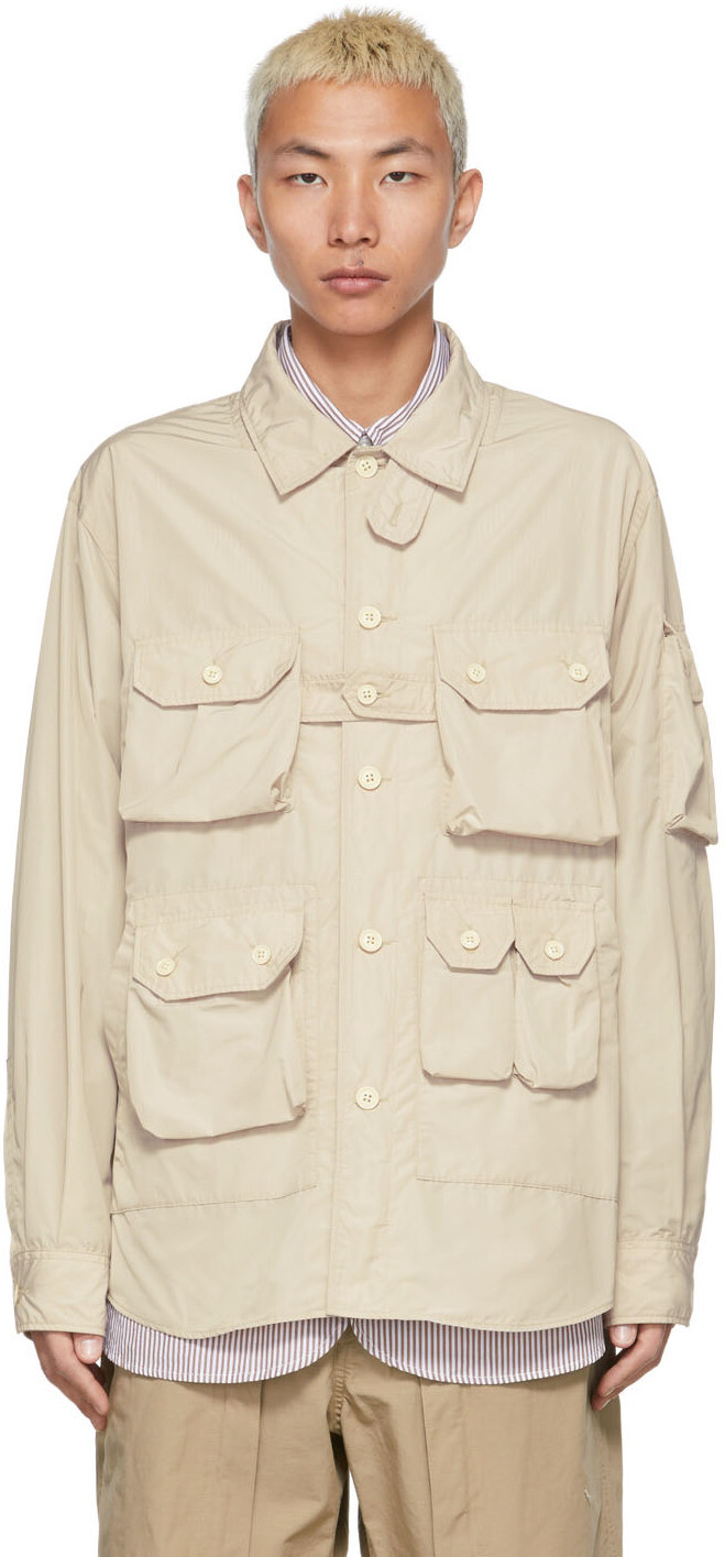 

Бежевая куртка-рубашка Memory Explorer Engineered Garments