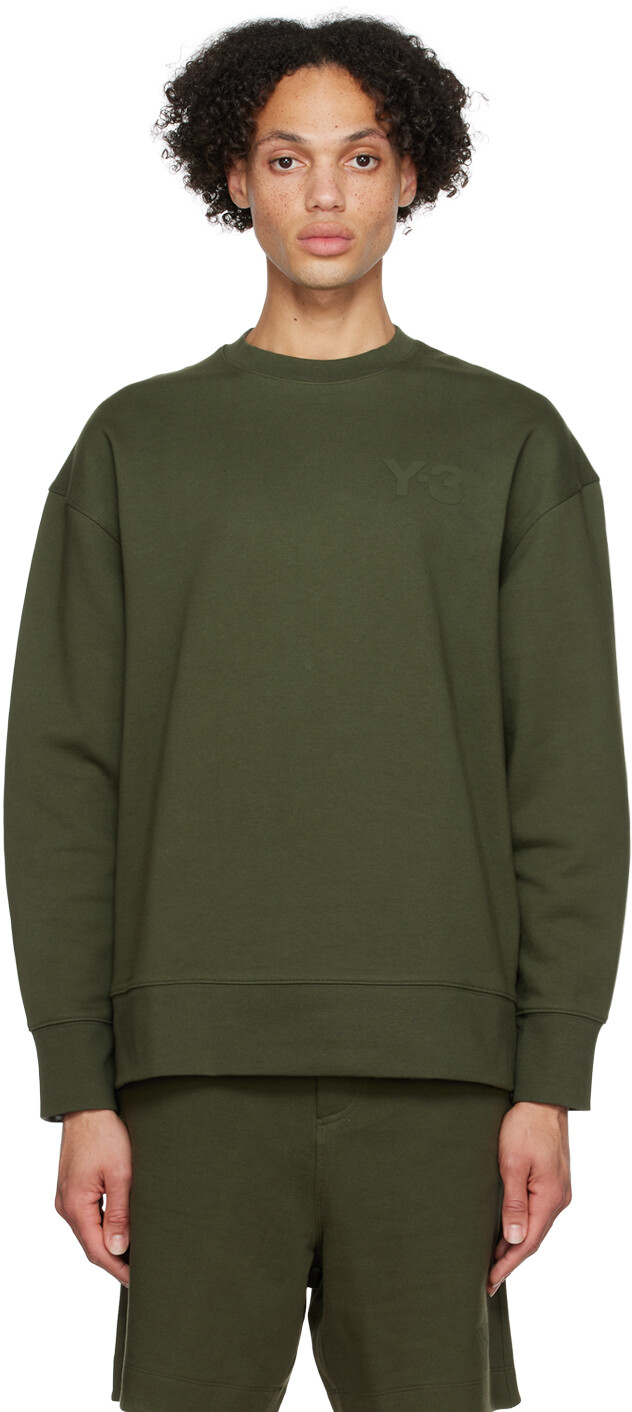

Классическая толстовка цвета хаки Y-3