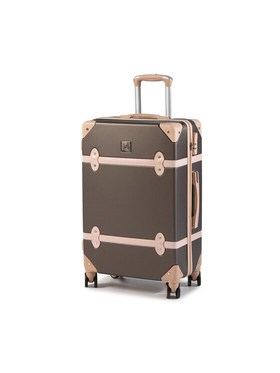 Средний чемодан Semi Line, коричневый емкость пласт для свч квадрат 1 л альтернатива м1627
