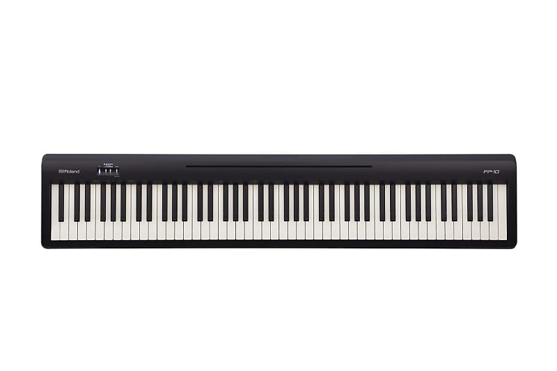 

Цифровое пианино Roland FP-10 с педалью и пюпитром — черное FP-10 Digital Piano -