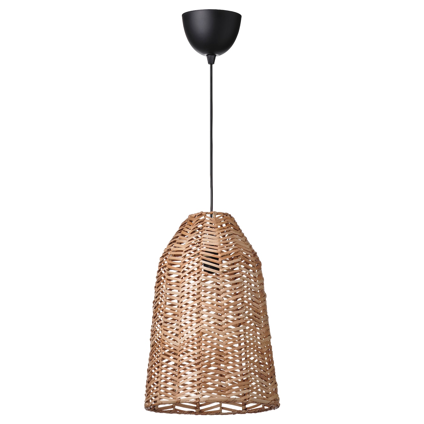 KAPPELAND / HEMMA Потолочный светильник, ротанг/черный IKEA