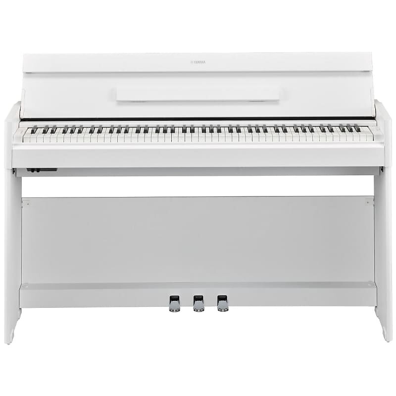 

Yamaha YDPS55WH 88-клавишное цифровое пианино Arius Slim Design, GH3 Hammer Action, белый орех YDPS55WH 88-key Arius Slim Design Digital Piano, GH3 Hammer Action,