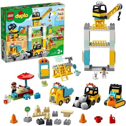 

Конструктор Lego 10933 Duplo строительная площадка со светом и звуком и транспортные средства
