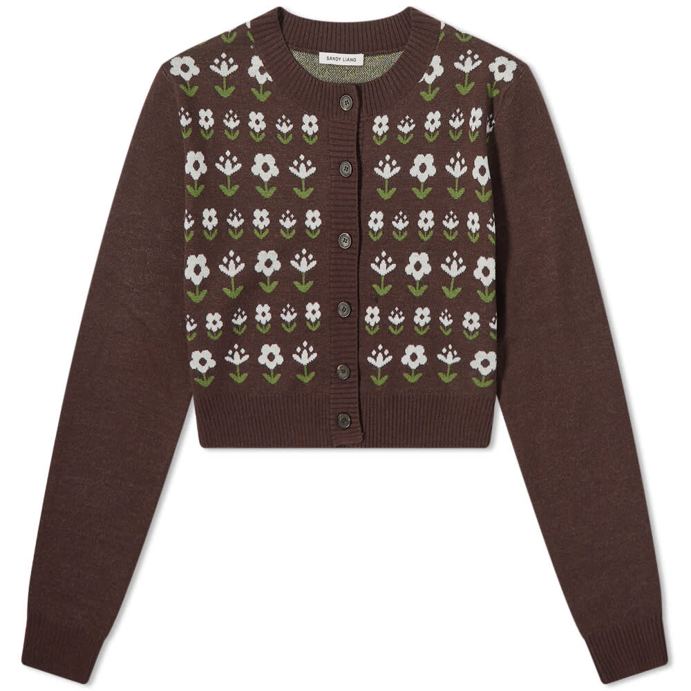 

Джемпер Sandy Liang Bunting Cardigan, Коричневый