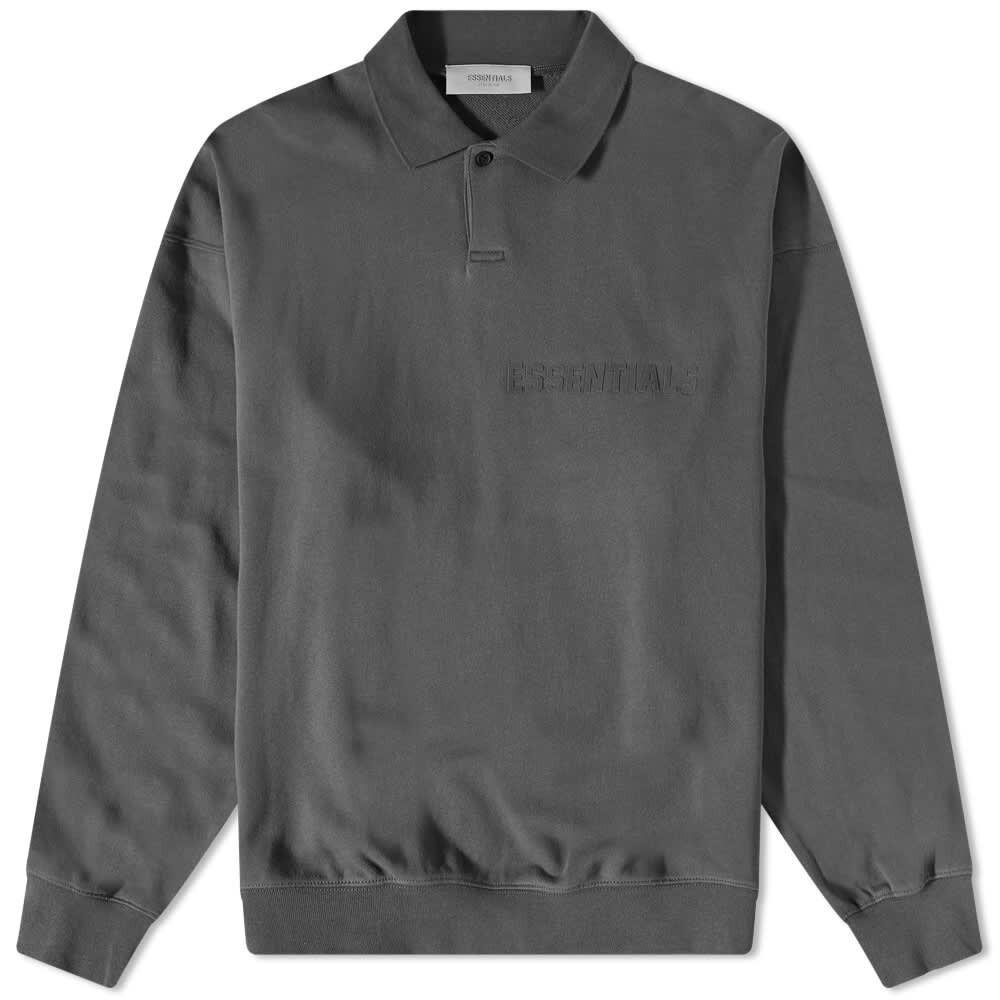 

Футболка Fear of God ESSENTIALS Long Sleeve Logo Polo