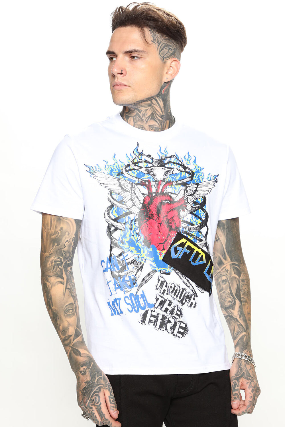 

Футболка Fashion Nova GTJAMES, белый