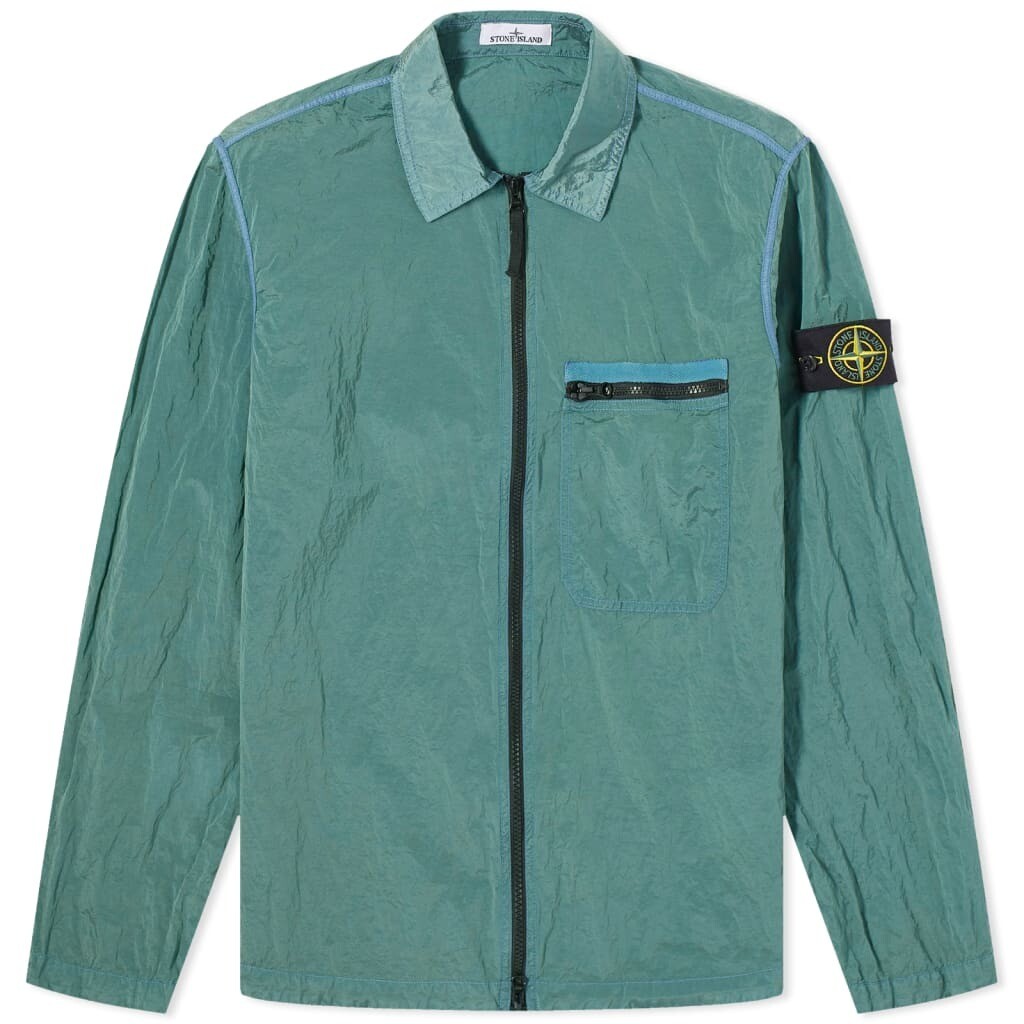 

Куртка-рубашка Stone Island Nylon Metal, светло-зеленый