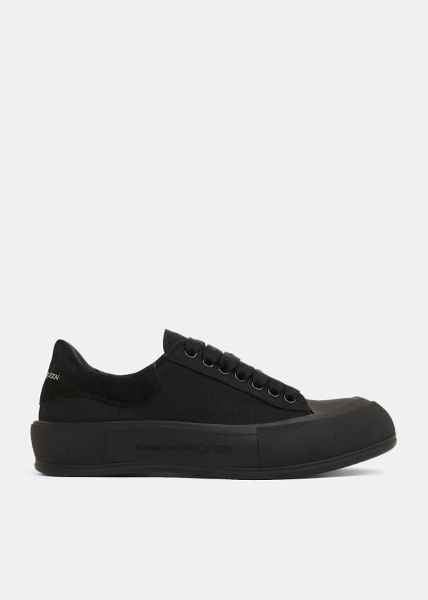 

Кроссовки ALEXANDER MCQUEEN Deck Plimsoll sneakers, черный