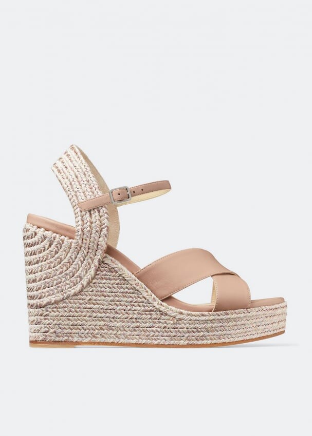 Сандалии JIMMY CHOO Dellena sandals, розовый