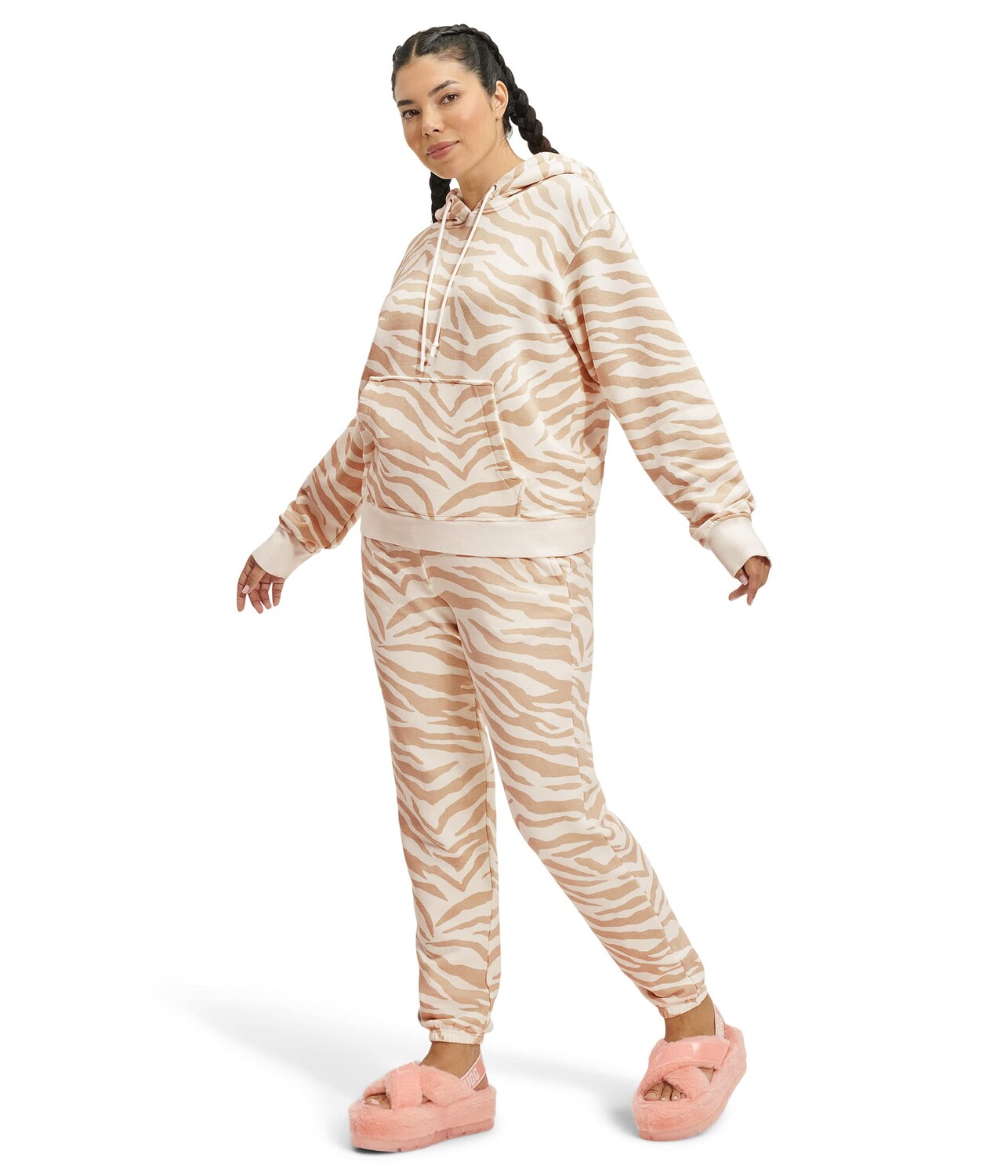

Спортивные штаны UGG, Daniella Sweatpants Zebra, Белый