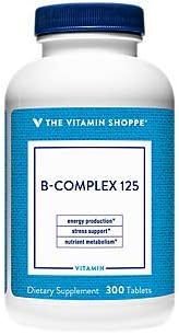 цена Витамины группы B The Vitamin Shoppe B-Complex 125, 300 таблеток