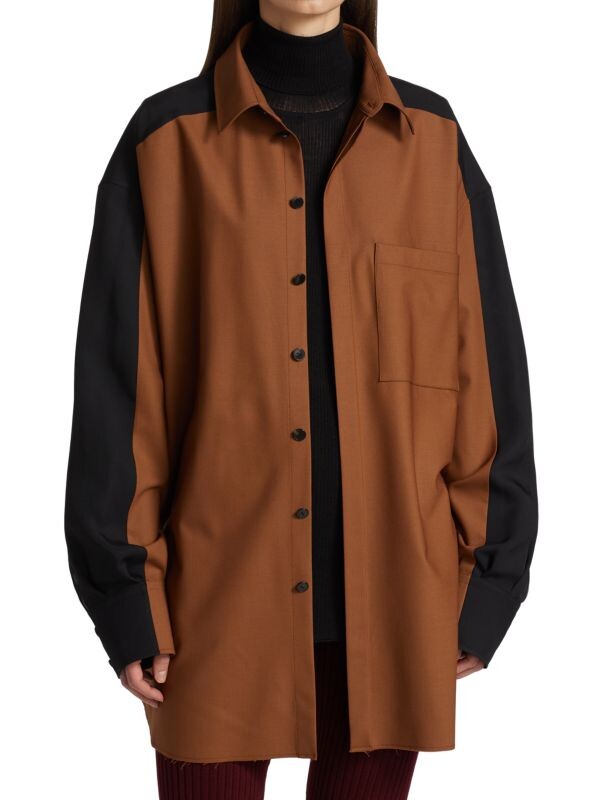 

Двухцветная Рубашка Gauchere Thioro, caramel