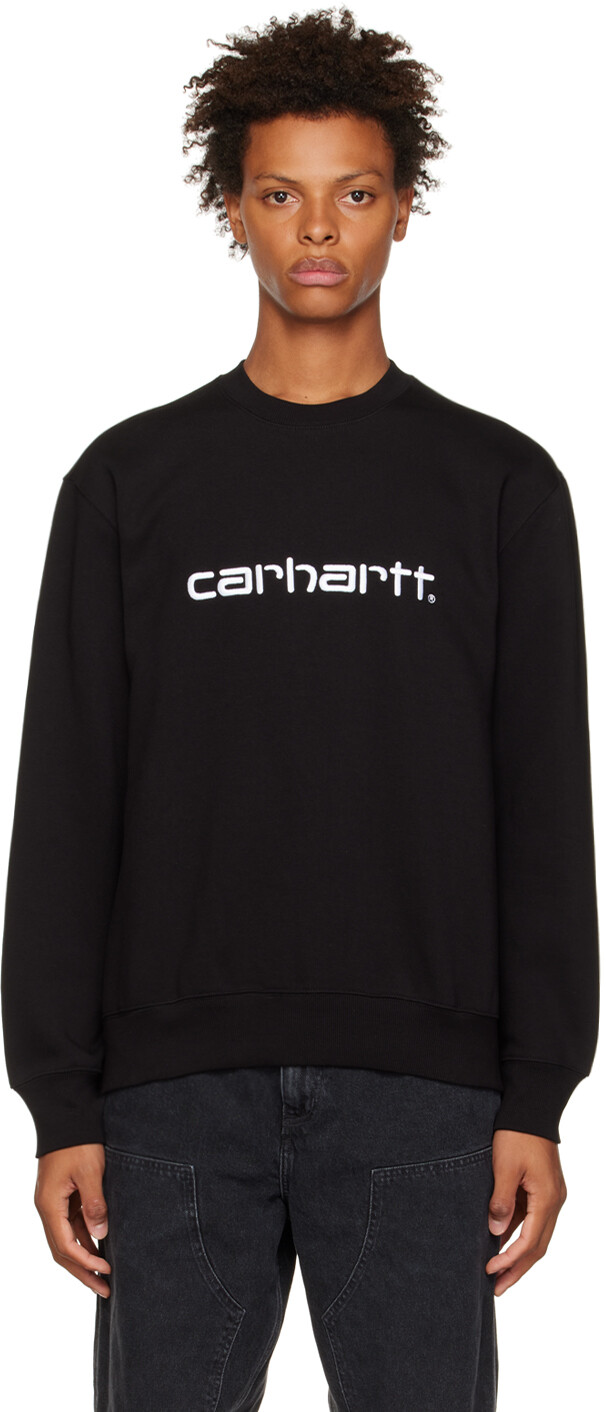 

Черный свитшот с круглым вырезом Carhartt Work In Progress