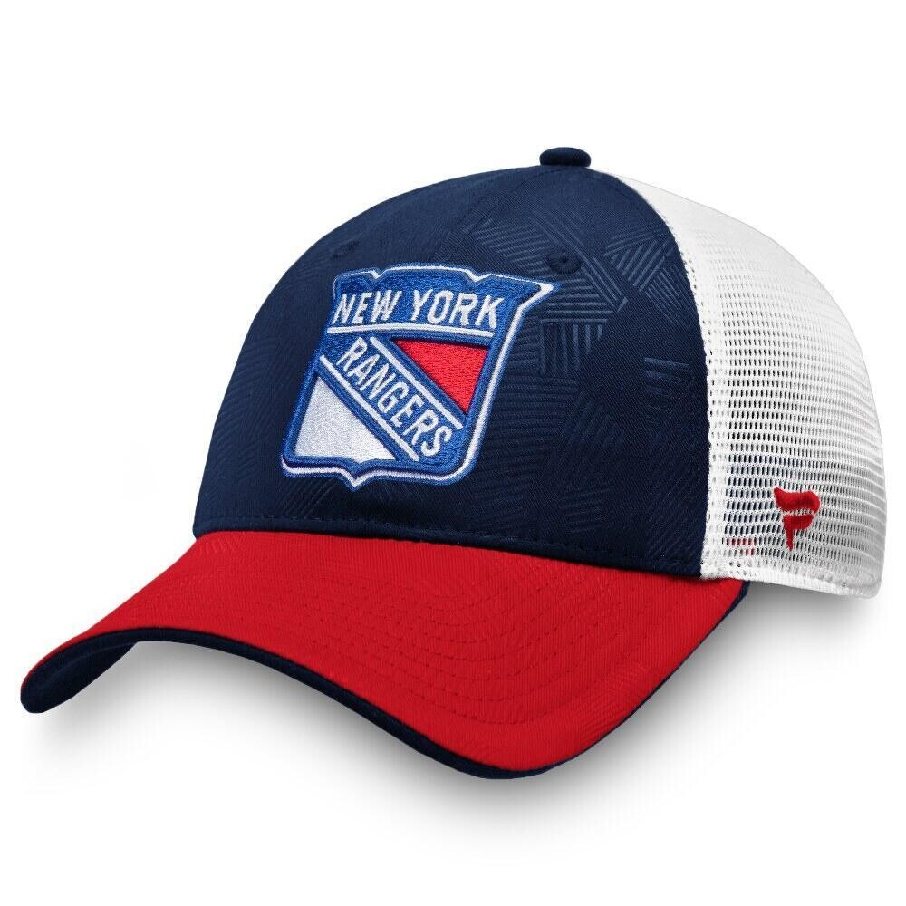 

Кепка Fanatics Trucker New York Rangers, темно-синий