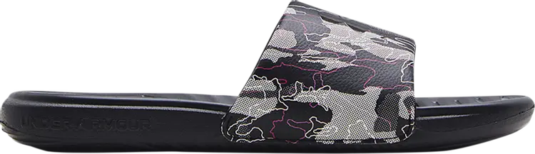 

Сандалии Under Armour Ansa Graphic Slide Black Metallic Ore, черный