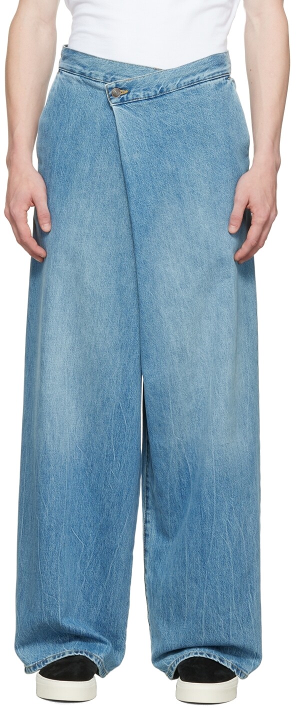 

SSENSE Эксклюзивные синие джинсы тунца The Row