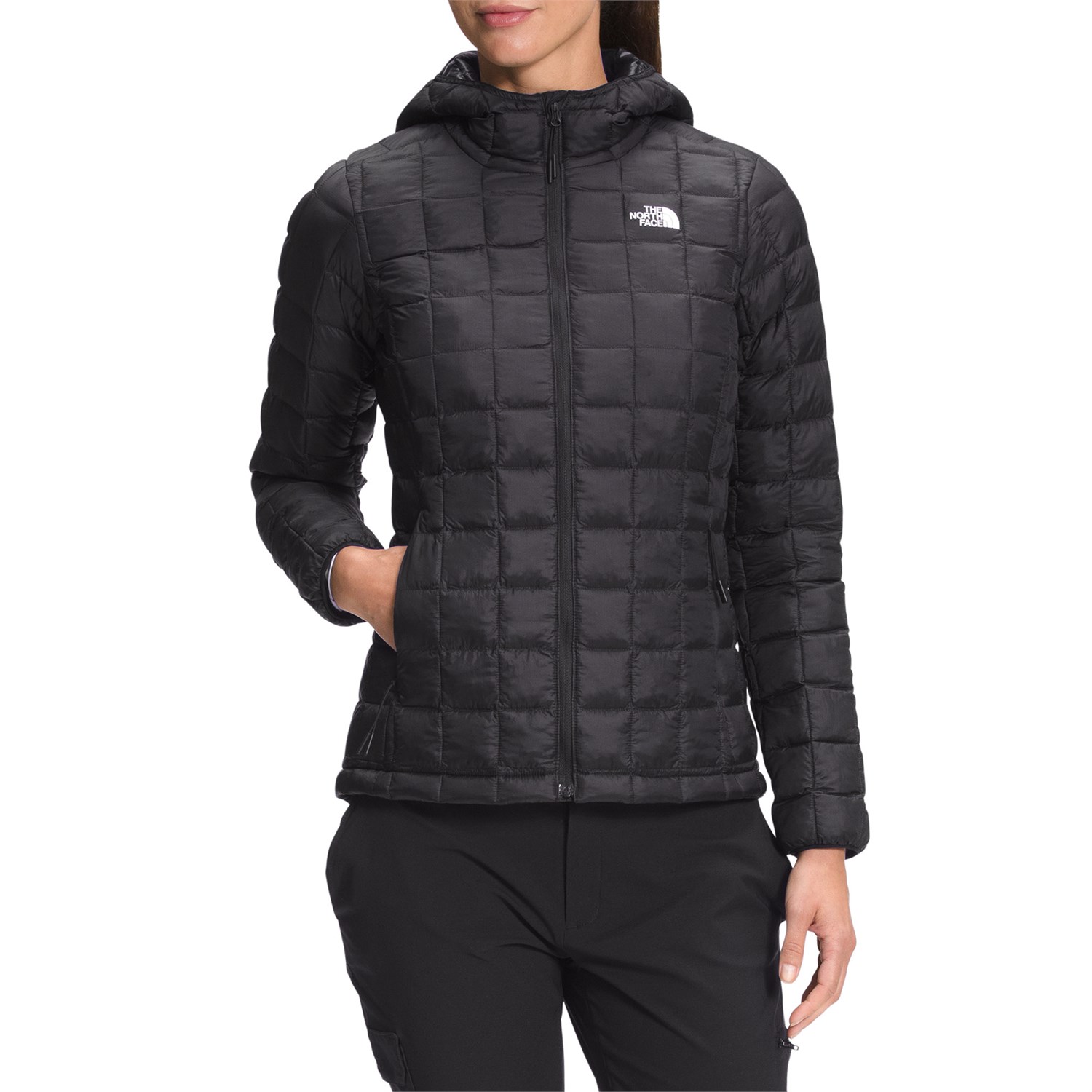 The north face hot sale thermoball hoodie black