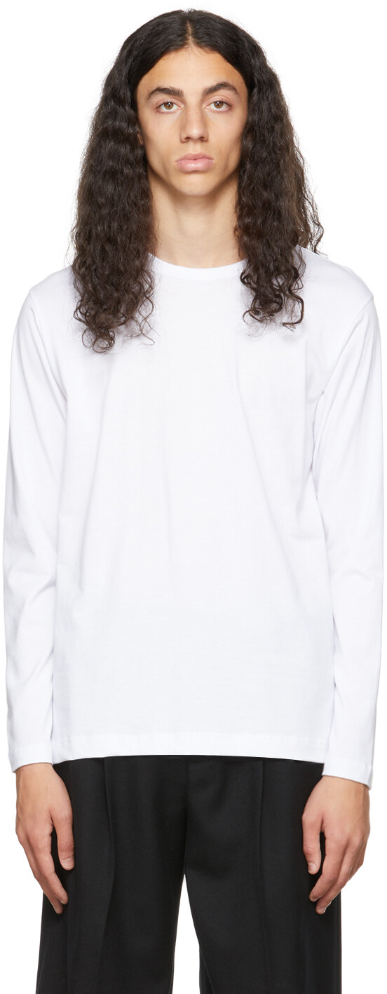 

Белая футболка с длинным рукавом Forever Comme des Garçons Shirt