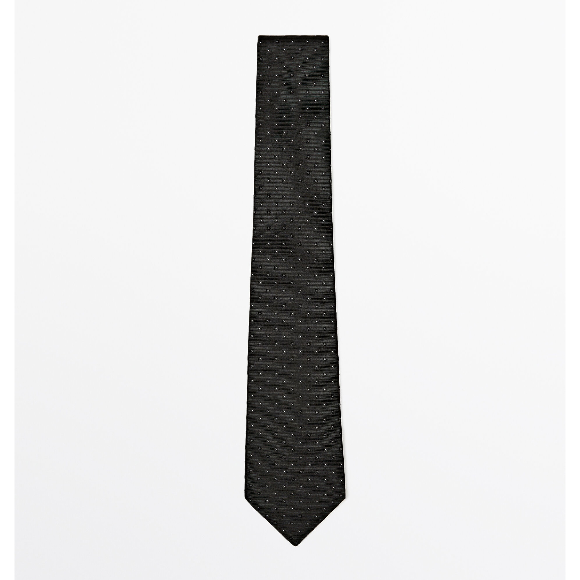 галстук zara 100% silk textured темно зеленый Галстук Massimo Dutti 100% Silk Textured, зеленый
