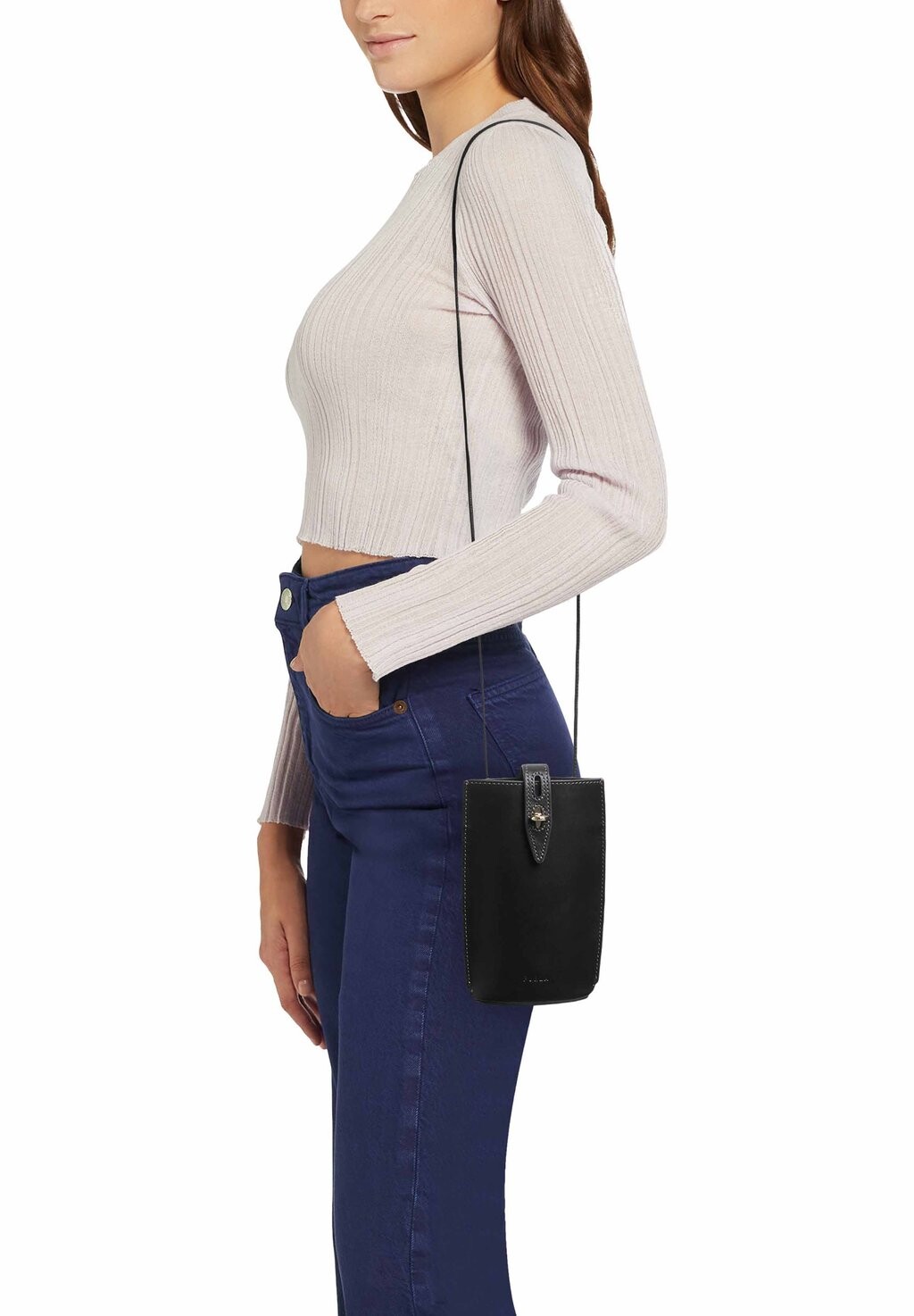 

Сумка через плечо Furla Unica Vertical, черный