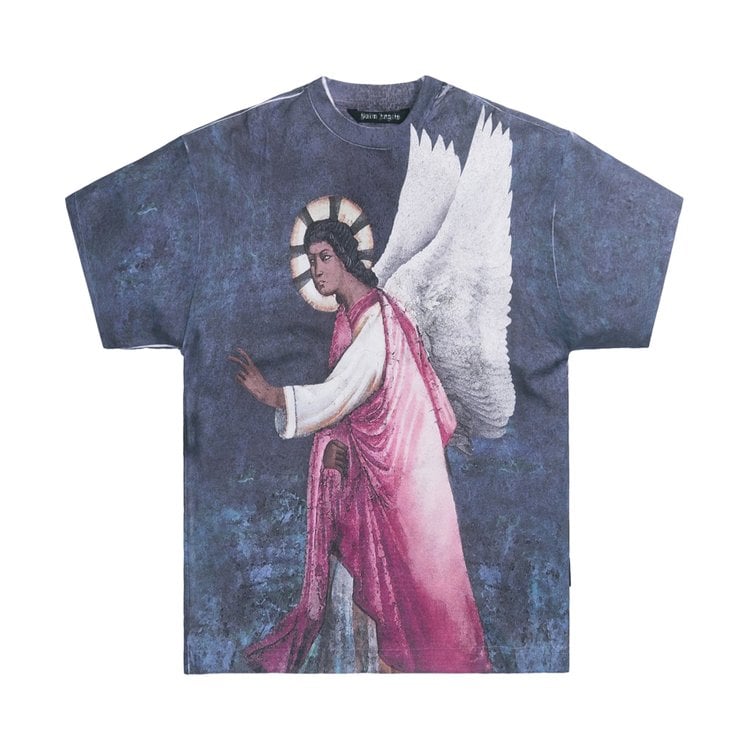 Футболка Palm Angels Angel Loose Tee 'White/Multicolor', белый - фото