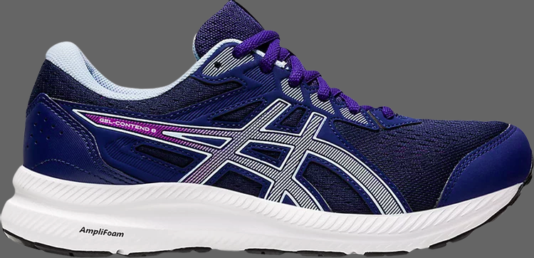 Кроссовки wmns gel contend 8 'dive blue soft sky' Asics, синий - фото